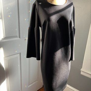 Black GAP dress with bell sleeves